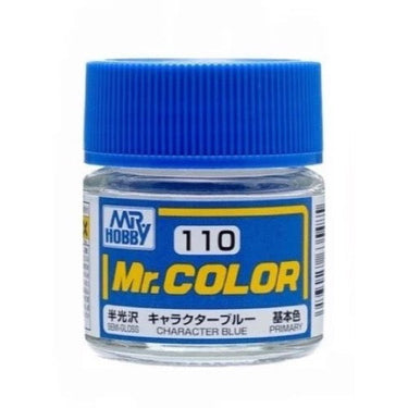 Mr Hobby (Gunze) C110 Mr Color Semi Gloss Character Blue Lacquer Paint 10ml